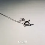 立體線條狗狗頸鏈 [韓國製]