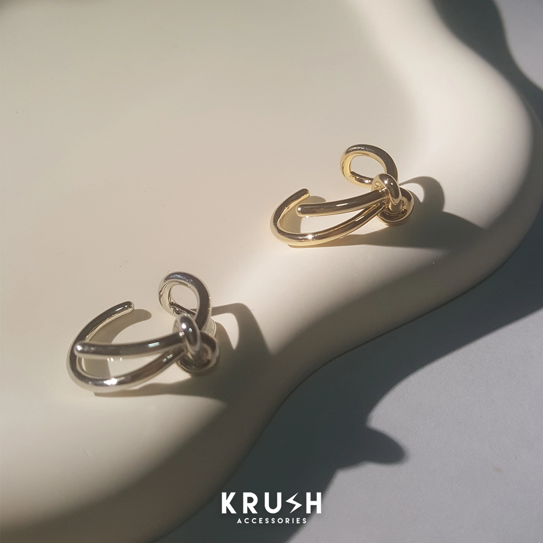 蝴蝶扭結開口戒指 [韓國製]