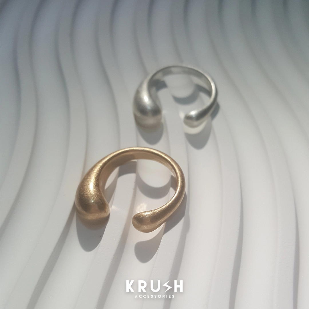 型格啞光開口戒指 [韓國製]