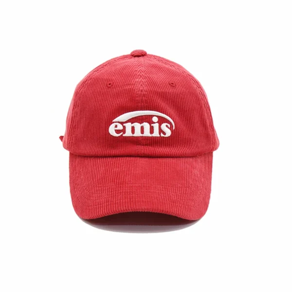 【BLACKPINK JISOO/LESSERAFIM恩採同款】EMIS - NEW LOGO CORDUROY EMIS CAP (5色)