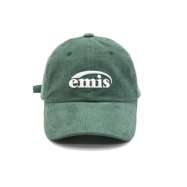 【BLACKPINK JISOO/LESSERAFIM恩採同款】EMIS - NEW LOGO CORDUROY EMIS CAP (5色)