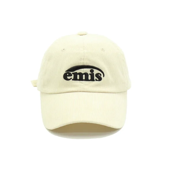 【BLACKPINK JISOO/LESSERAFIM恩採同款】EMIS - NEW LOGO CORDUROY EMIS CAP (5色)