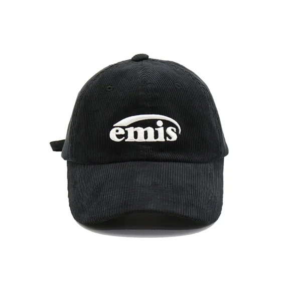 【BLACKPINK JISOO/LESSERAFIM恩採同款】EMIS - NEW LOGO CORDUROY EMIS CAP (5色)