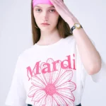 【IVE俞真/金高銀同款】(14色) MARDI MERCREDI - 經典花花基本款Tee (TSHIRT FLOWERMARDI)