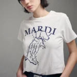 【金高銀同款】(5色) MARDI MERCREDI - 短版搖尾臘腸狗狗Tee (SLIM TSHIRT SWING THE TAIL DDANJI)