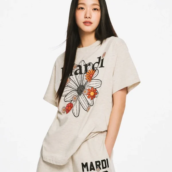 【金高銀同款】(5色) MARDI MERCREDI - 經典花花BLOSSOM 基本款Tee (TSHIRT FLOWERMARDI BLOSSOM)