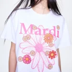 【金高銀同款】(5色) MARDI MERCREDI - 經典花花BLOSSOM 基本款Tee (TSHIRT FLOWERMARDI BLOSSOM)