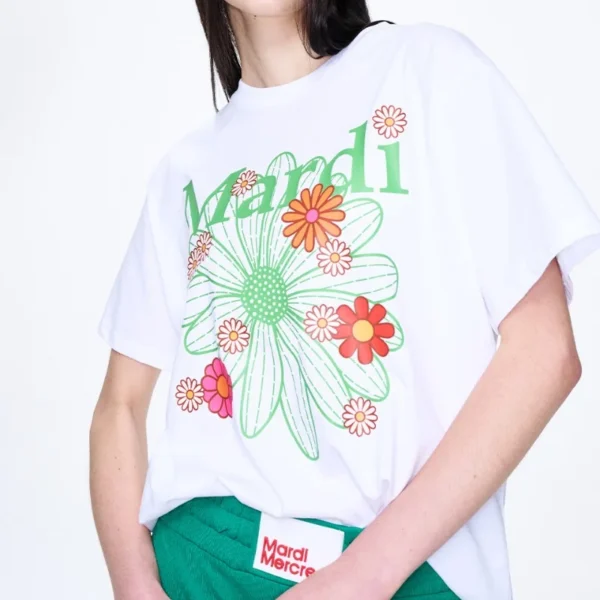 【金高銀同款】(5色) MARDI MERCREDI - 經典花花BLOSSOM 基本款Tee (TSHIRT FLOWERMARDI BLOSSOM)