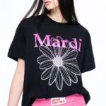 (2色) MARDI MERCREDI - 經典花花基本款漸變Tee (TSHIRT FLOWERMARDI GRADATION)