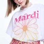 (2色) MARDI MERCREDI - 經典花花基本款漸變Tee (TSHIRT FLOWERMARDI GRADATION)