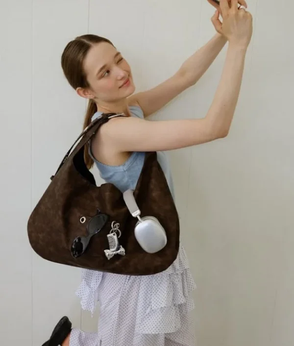 【雙面超大容量💥】LETERIE Buckle Reversible Shoulder Bag (5色)