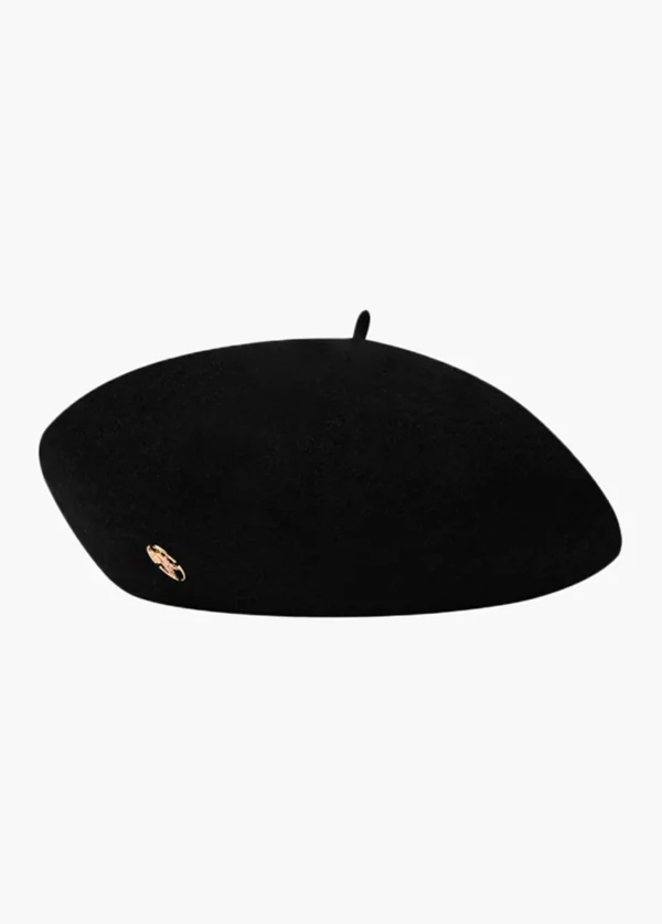 【高允貞同款】MFG Metal Circle Logo Wool Beret 金屬圓標羊毛貝雷畫家帽 (2色)