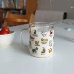 ZERO PER ZERO 韓國可愛手繪風玻璃杯🐕🐈