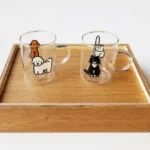 ZERO PER ZERO 韓國可愛手繪風玻璃杯🐕🐈