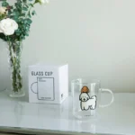 ZERO PER ZERO 韓國可愛手繪風玻璃杯🐕🐈