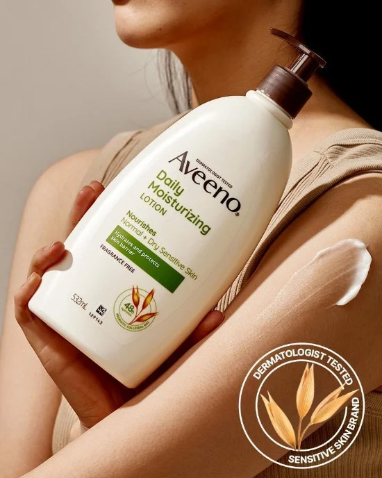【冬天身體保濕⛄】Aveeno 燕麥長效保濕潤膚乳 (普通/乾肌配方) 532ml