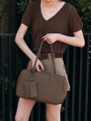 【🎳實用百搭】DE'MERIEL Elise Boston Bag Plus (2色)