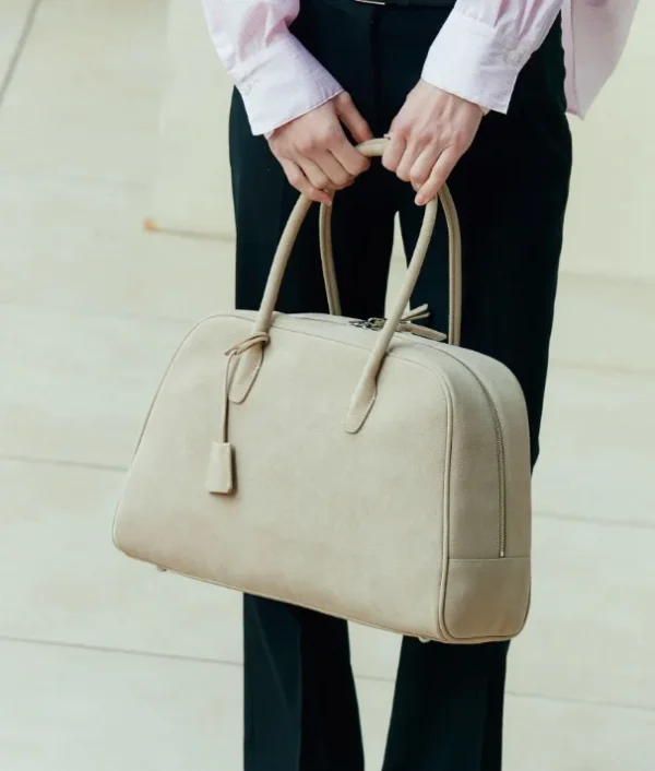 【超大容量⚡】KMR MUSEUM Cowhide Bowling Bag Large (6色)