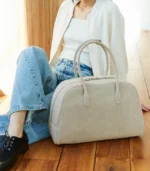 【超大容量⚡】KMR MUSEUM Cowhide Bowling Bag Large (6色)