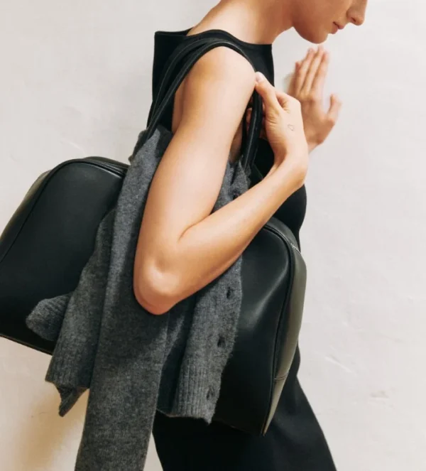 【超大容量⚡】KMR MUSEUM Cowhide Bowling Bag Large (6色)