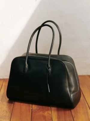 【超大容量⚡】KMR MUSEUM Cowhide Bowling Bag Large (6色)