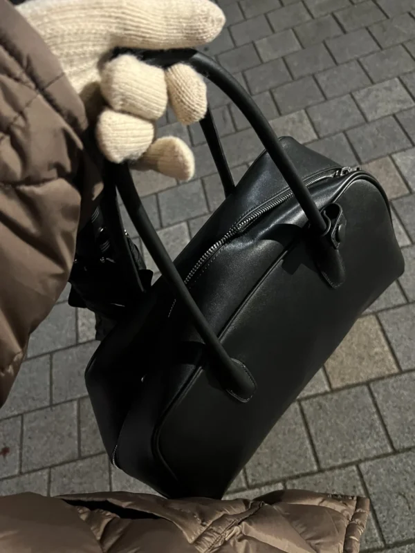 【超大容量⚡】KMR MUSEUM Cowhide Bowling Bag Large (6色)