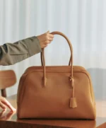 【超大容量⚡】KMR MUSEUM Cowhide Bowling Bag Large (6色)