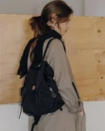 【大容量背包🖤】LOEUVRE Scarabee Backpack Medium (nylon ver.)