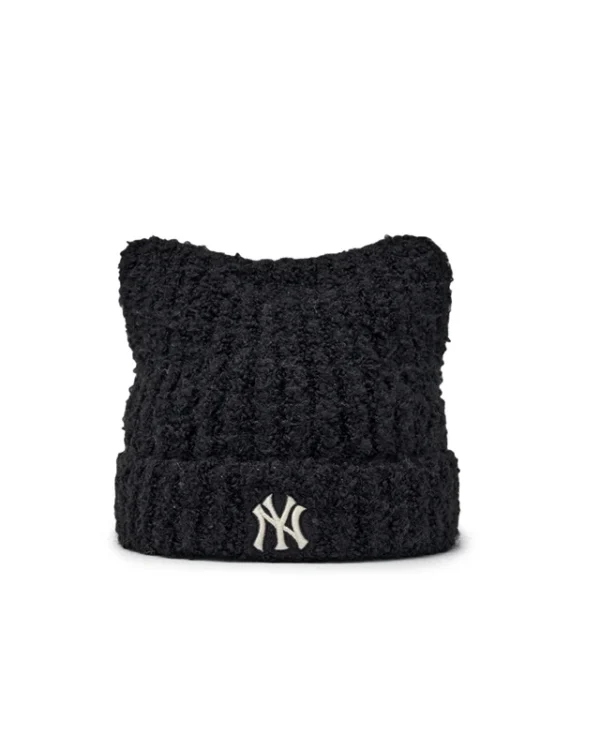 【Karina同款貓耳冷帽💙】MLB Plush Meow Beanie New York Yankees (3色)