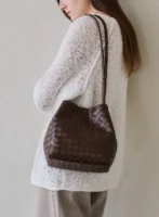 【法式簡約🇫🇷】MONOROW Juri 織紋水桶包 (4色)