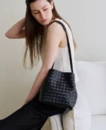 【法式簡約🇫🇷】MONOROW Juri 織紋水桶包 (4色)