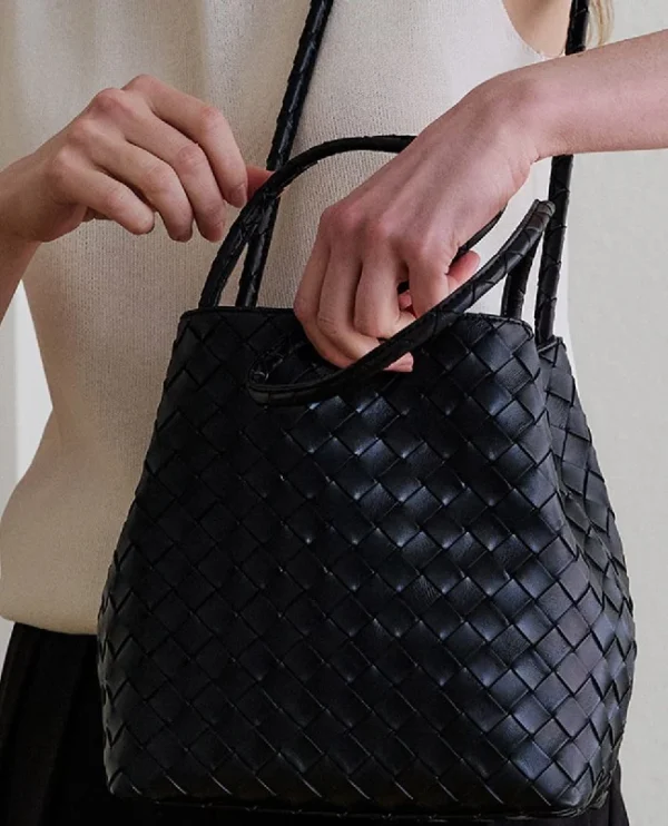 【法式簡約🇫🇷】MONOROW Juri 織紋水桶包 (4色)