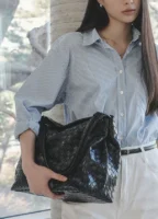 【BV Pinacoteca平替💖】MONOROW Noa 織紋單肩包 (2色)