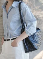 【BV Pinacoteca平替💖】MONOROW Noa 織紋單肩包 (2色)