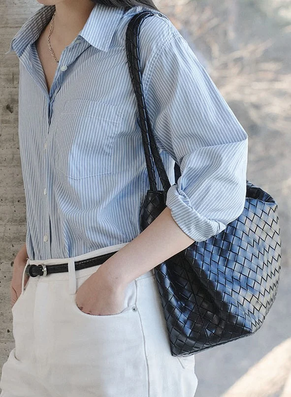 【BV Pinacoteca平替💖】MONOROW Noa 織紋單肩包 (2色)