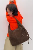 【麂皮流蘇🤠】 YEOMIM Medium Slash Hobo Bag (5色)